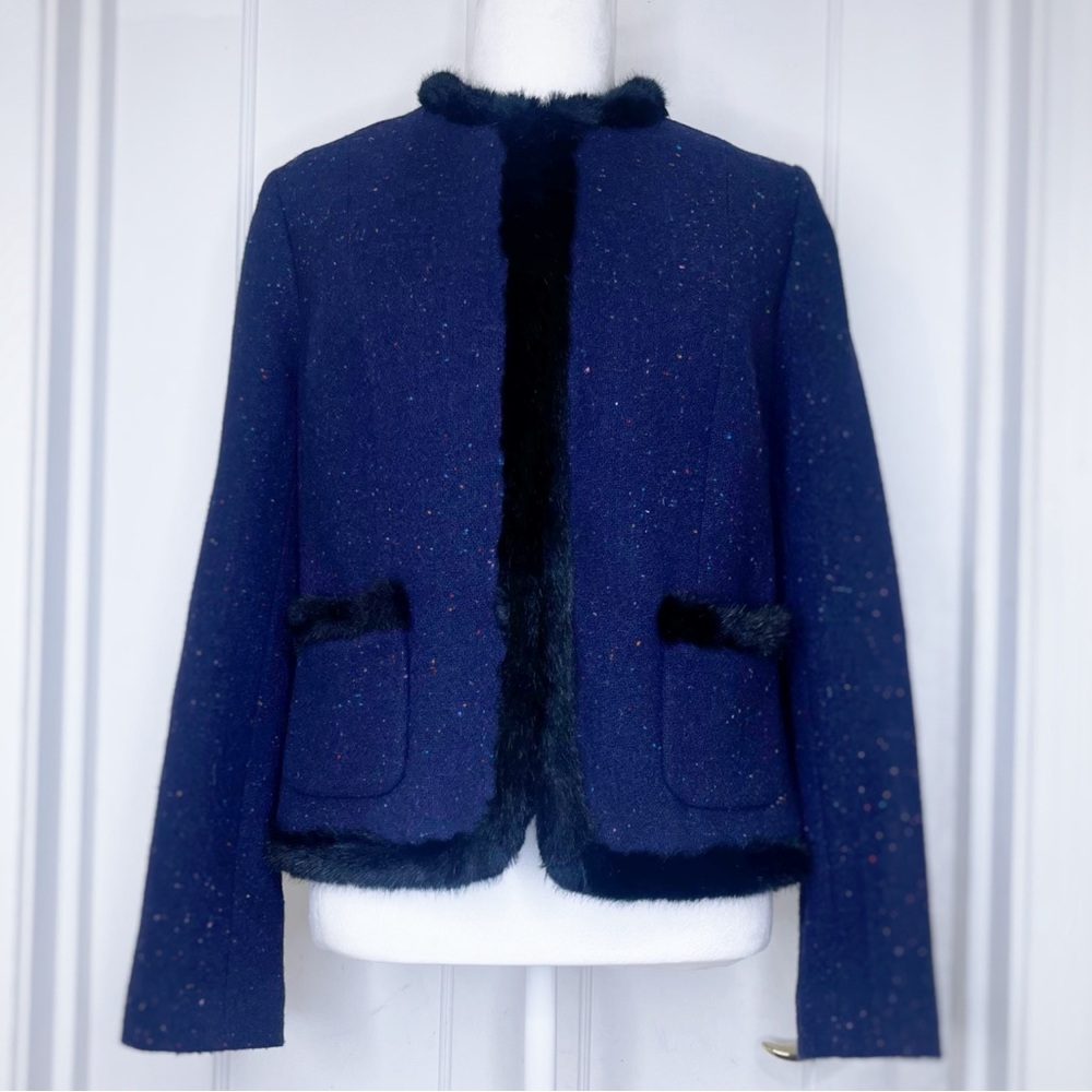 Talbots Blue and Black Blazer